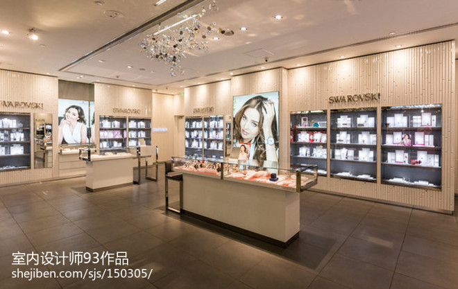 化妆品店设计案例 奢侈品展柜如何点亮空间美学
